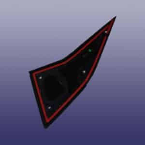 OMODA 5 2025 Present Rear Quadrangle Trim