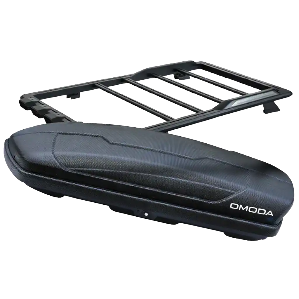 OMODA cargo box and roof rack